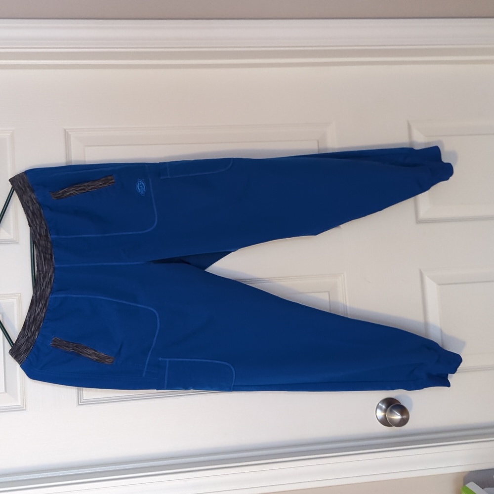 Women's Dickies Jogger Scrubs Pants Royal Blue